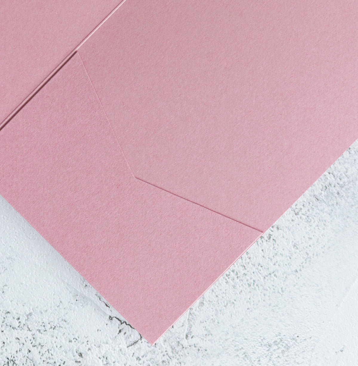 PONATIA 20 PCS Dusty Rose Tri-fold Wedding Invitation Pockets for 5x7 Wedding Cards