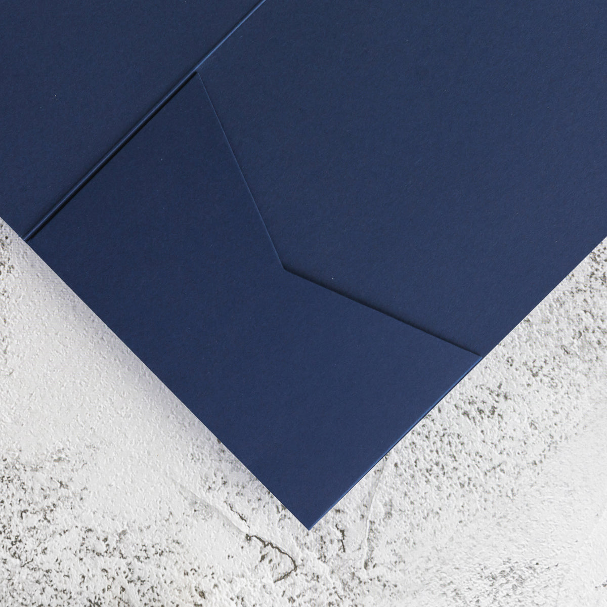 PONATIA 20 PCS Navy Blue Tri-fold Wedding Invitation Pockets for 5x7 Wedding Cards