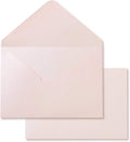 PONATIA 50 Pcs A7 Blush Pink Envelopes for 5x7 Weddings Invitation Cards