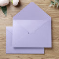 PONATIA 50 Pcs A7 Lilac Envelopes for 5x7 Weddings Invitation Cards