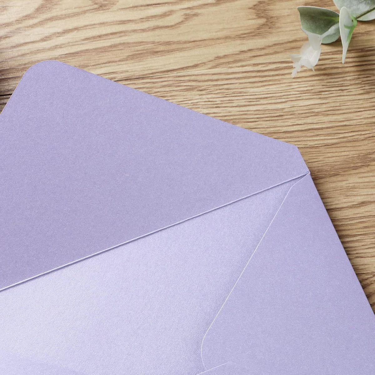 PONATIA 50 Pcs A7 Lilac Envelopes for 5x7 Weddings Invitation Cards