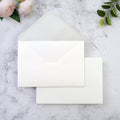 PONATIA 50 Pcs A7 Ivory Envelopes for 5x7 Weddings Invitation Cards