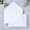 PONATIA 50 Pcs A7 White Envelopes for 5x7 Weddings Invitation Cards