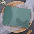 PONATIA Two-color Classic Tri-fold Laser Cut Pockets PA-121