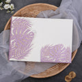 PONATIA Two-color Glitter Classic Tri-fold Laser Cut Pockets PA-340