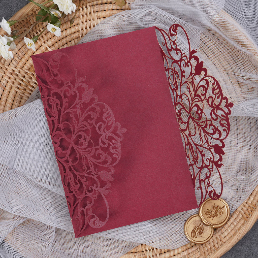 PONATIA Multicolor Exquisite Lace Laser Cut Pockets Series WPL0179