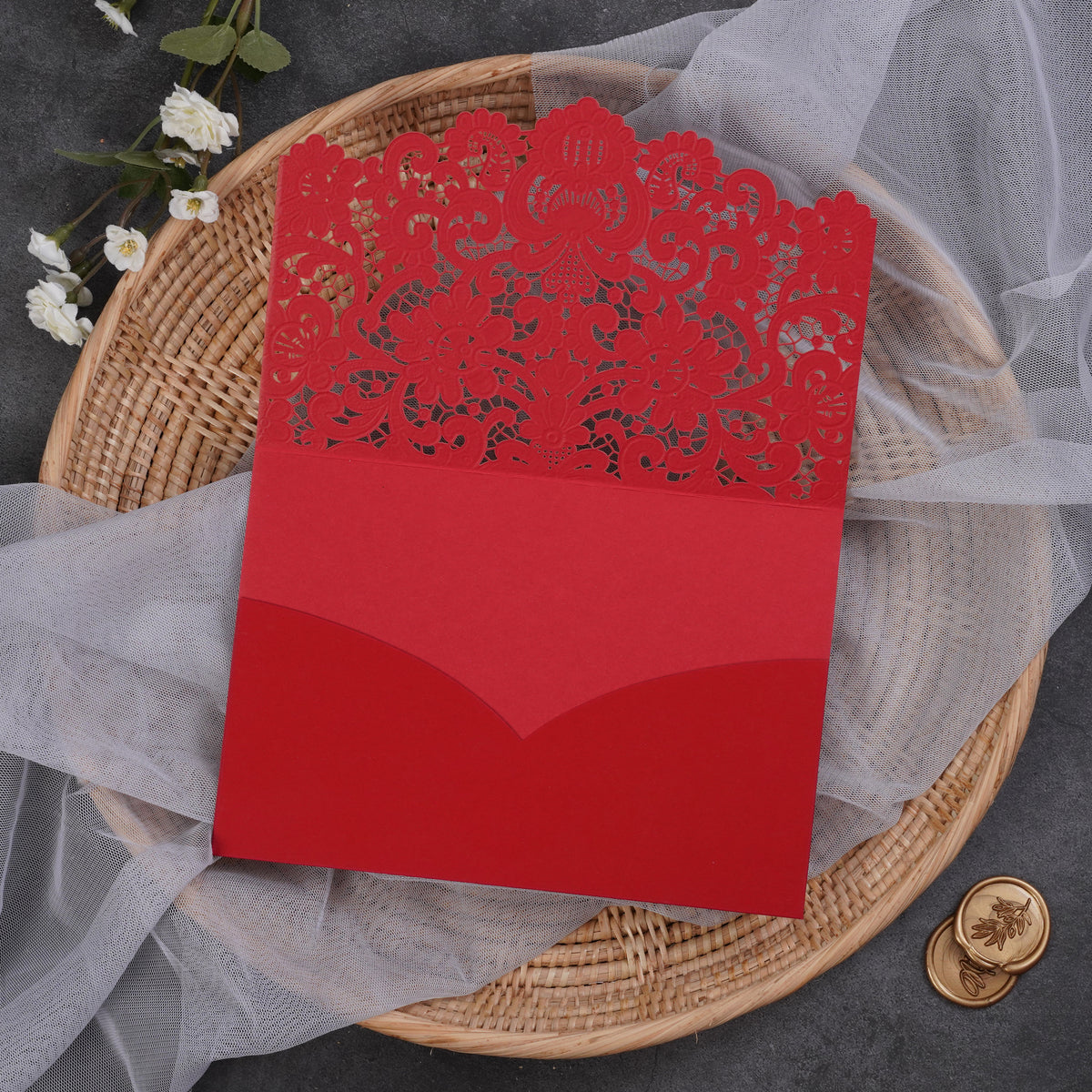 PONATIA Graceful Laser Cut Pockets Collection WSWL0084