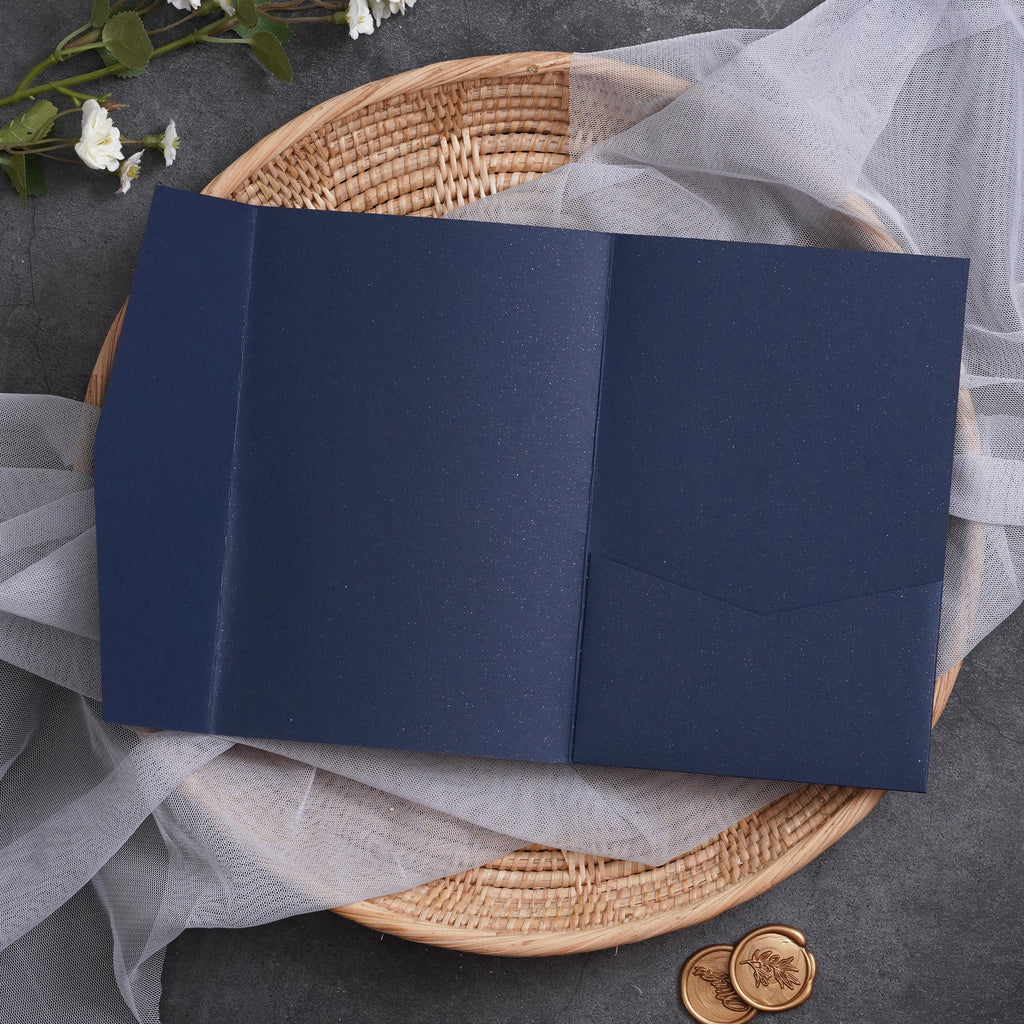 PONATIA Ten-color Classic Tri-fold Laser Cut Pockets PA-170