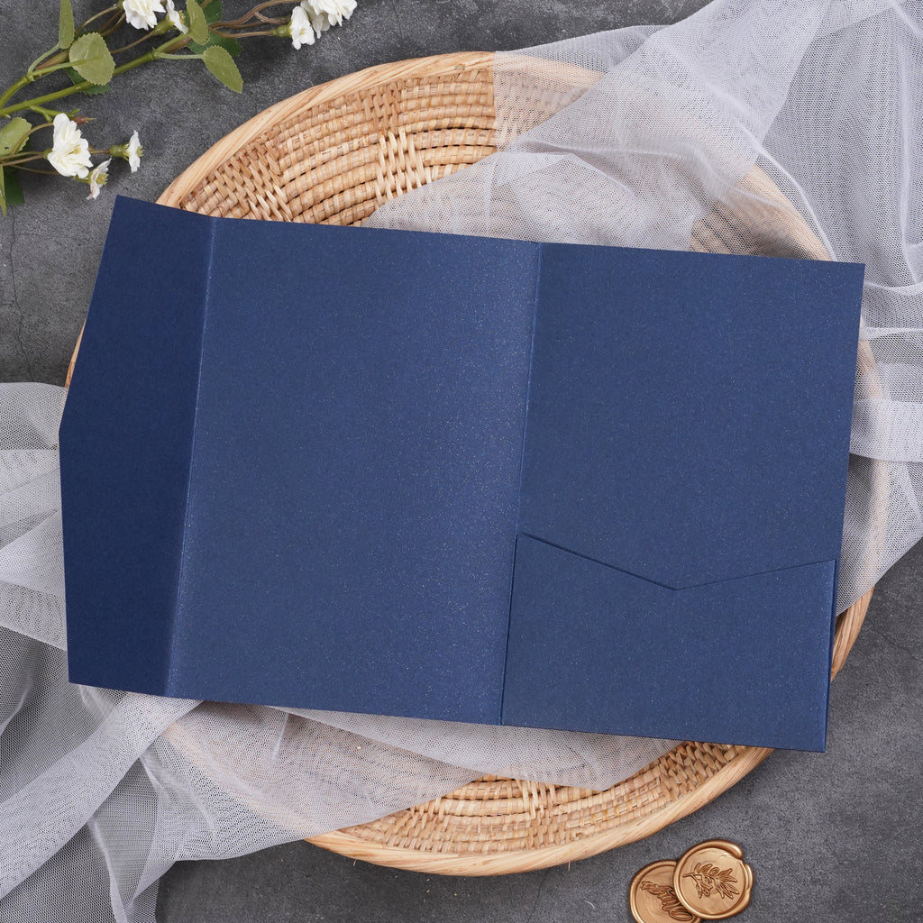 PONATIA Ten-color Classic Tri-fold Laser Cut Pockets PA-170