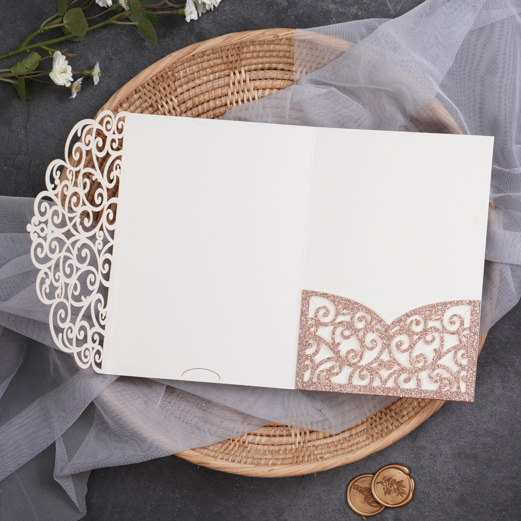 PONATIA Multi-color Design Tri-fold Laser Cut Pockets Collection PA-291