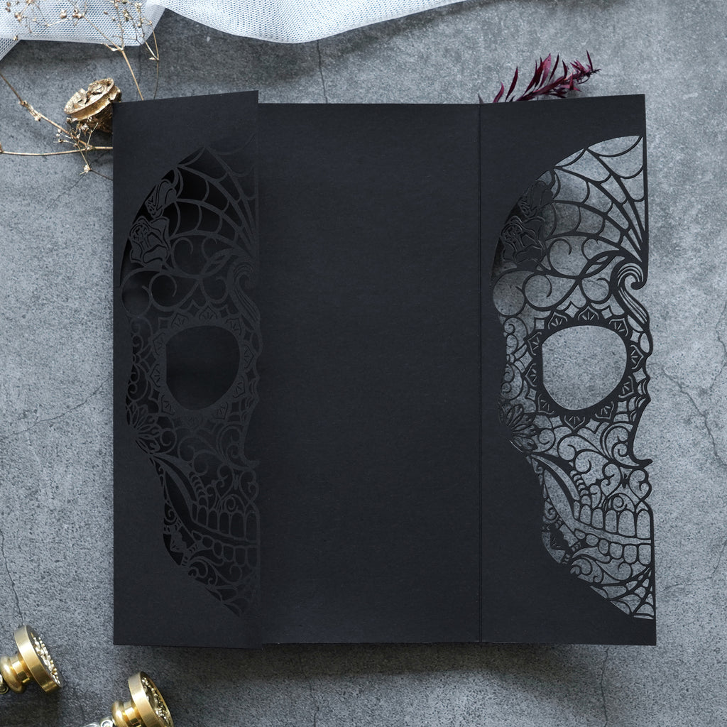 PONATIA Unique Black Bone Laser Cut Pockets PA-Bone