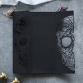 PONATIA Unique Black Bone Laser Cut Pockets PA-Bone