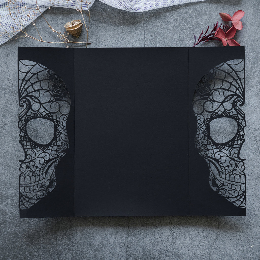 PONATIA Unique Black Bone Laser Cut Pockets PA-Bone