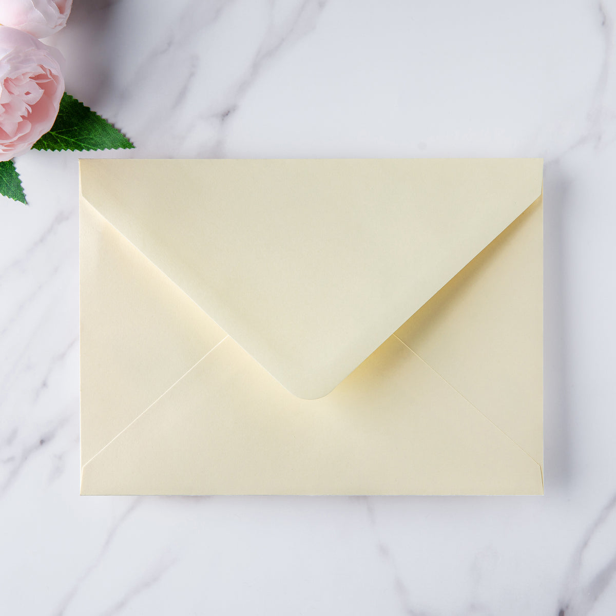 PONATIA 50 Pcs A7 Cream Envelopes for 5x7 Weddings Invitation Cards